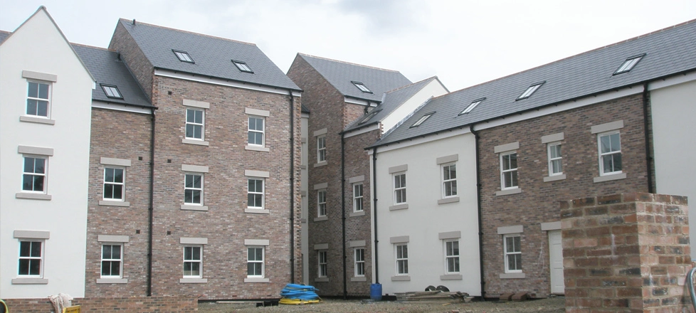 A development of 18no apartments using BecoWallform 313 insulated concrete formwork